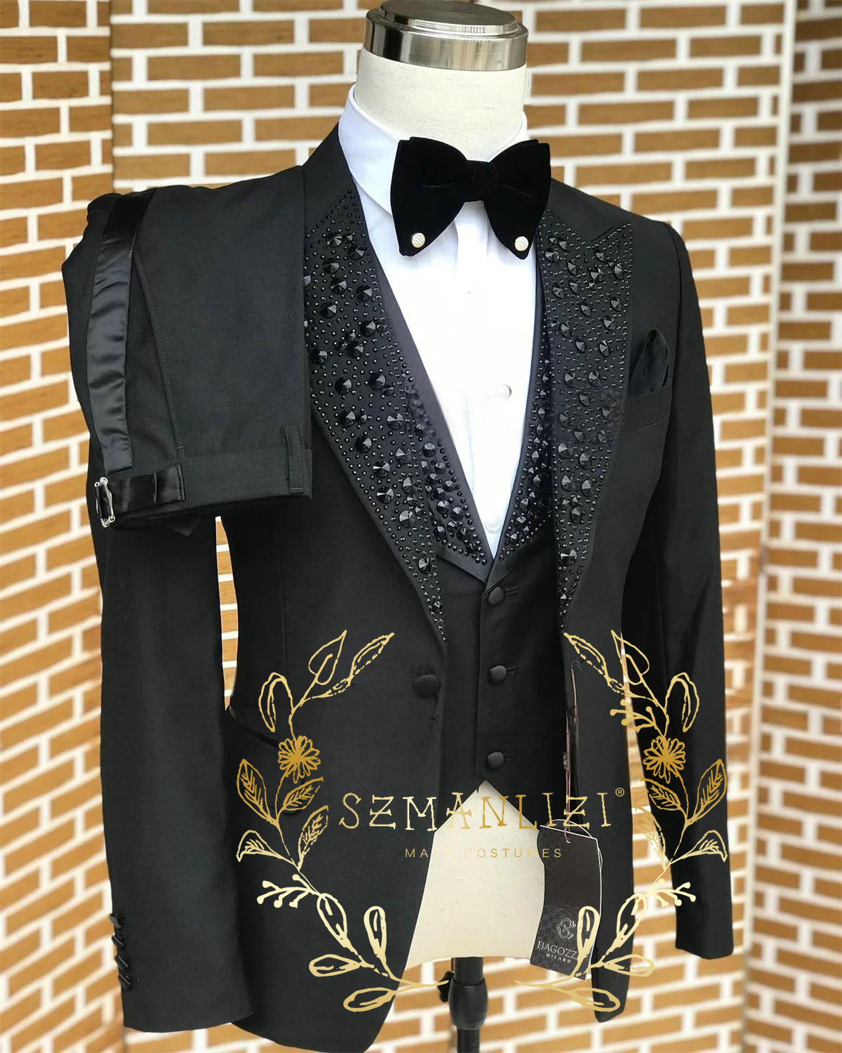Men'S Formal Wear In Wedding - Черные мужские костюмы Роскошные смокинги с