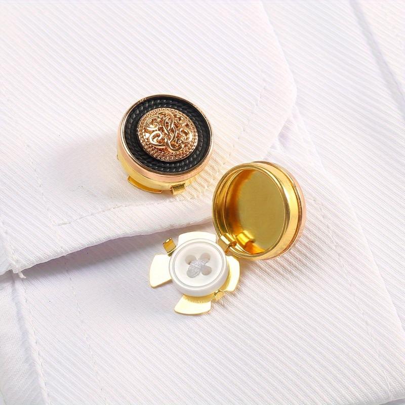 Men'S Holiday Formal Wear - Набор из 2 винтажных металлических пуговиц-заглушек