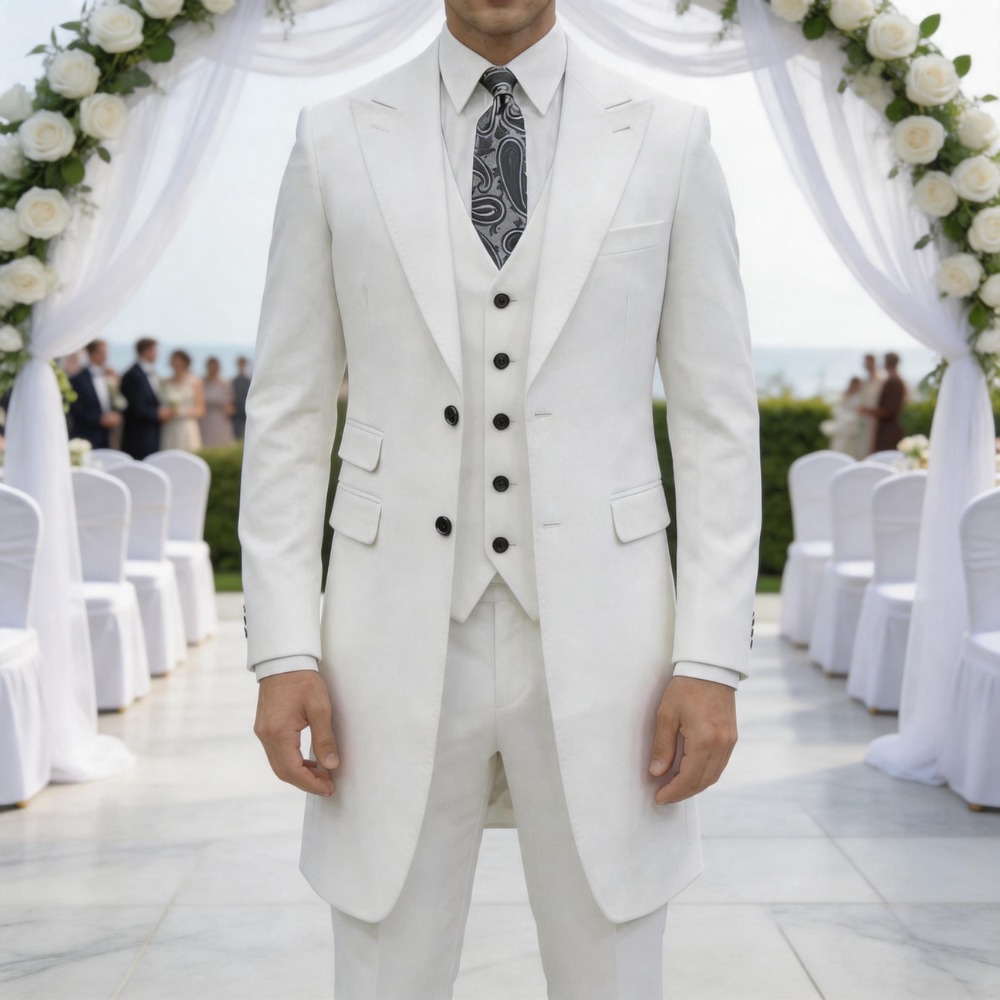 Men Formal Wear Jacket - Мужской костюм Slim Fit из 3