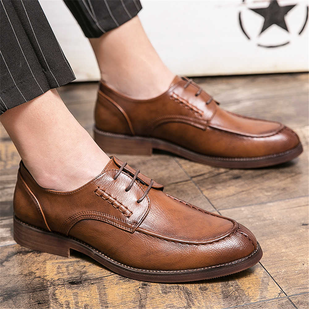 Men'S Holiday Formal Wear - Элегантная нескользящая мужская обувь большого размера,