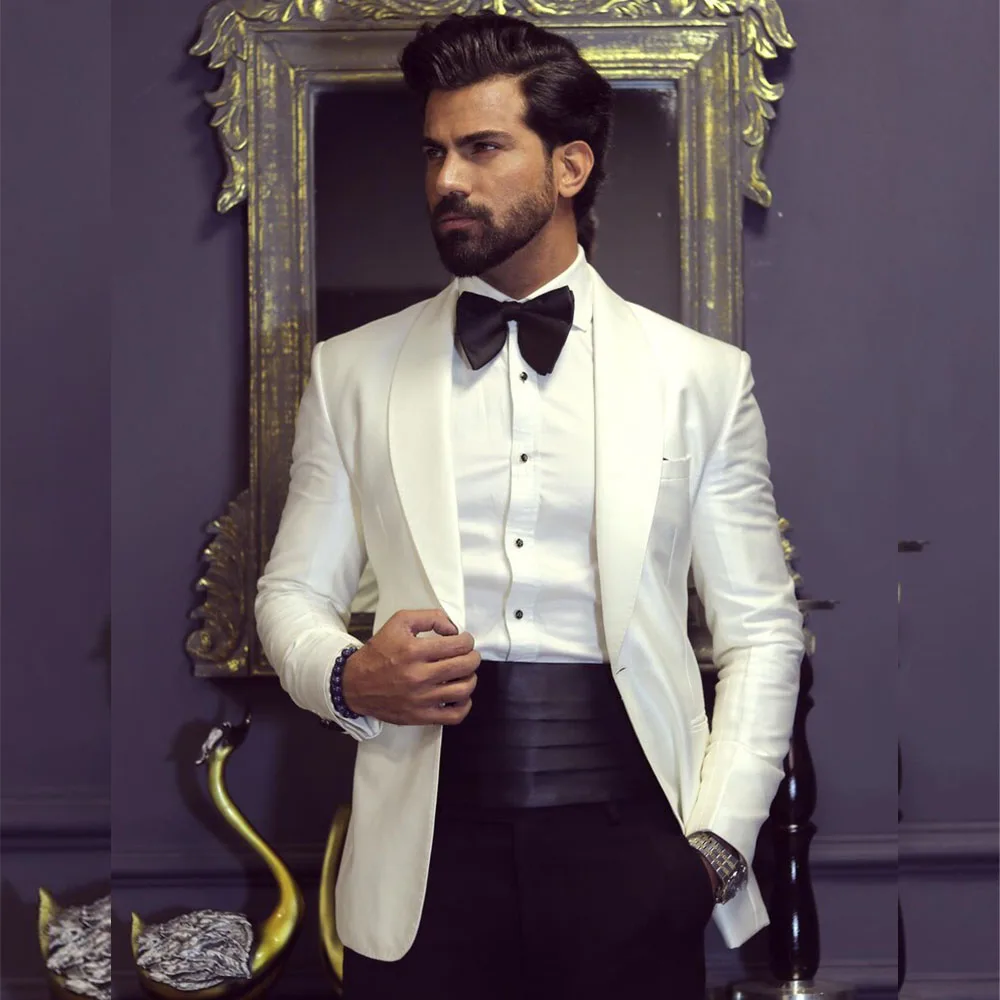Men Formal Wear Wedding - Классические белые куртки в английском стиле,