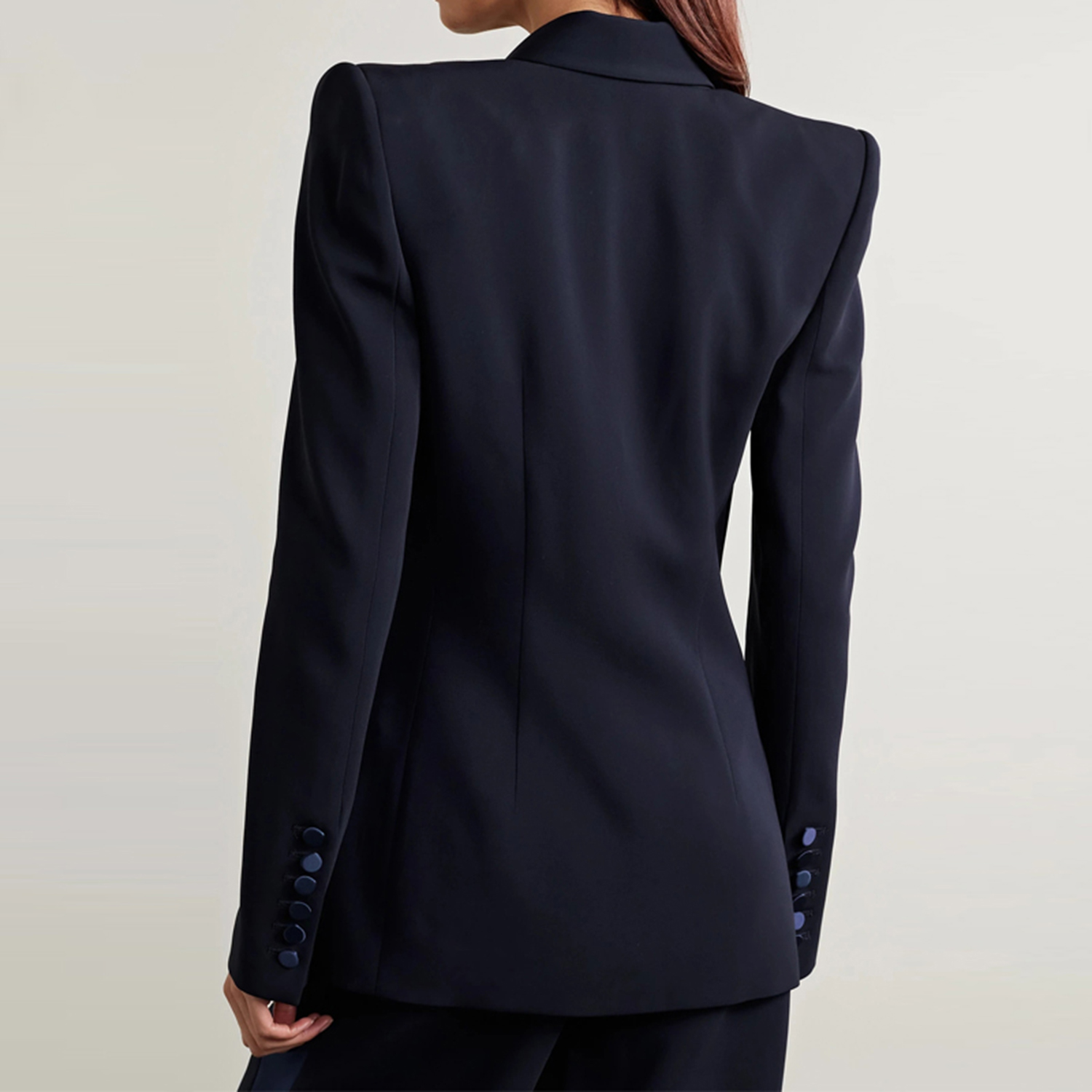 Темно-синий женский комплект и – обзор и цена Double Breasted Blazer