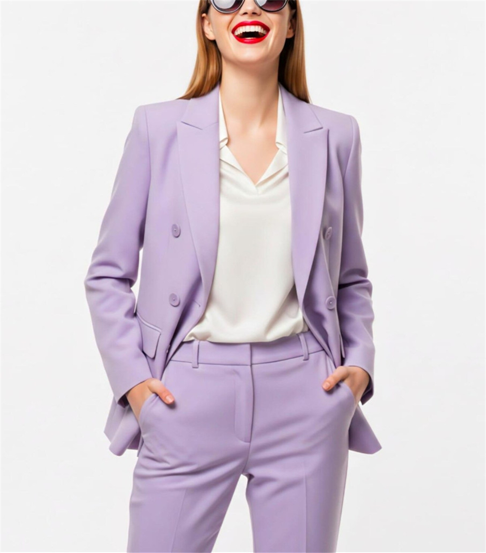 Современный женский костюм-дво – обзор и цена Double Breasted Blazer