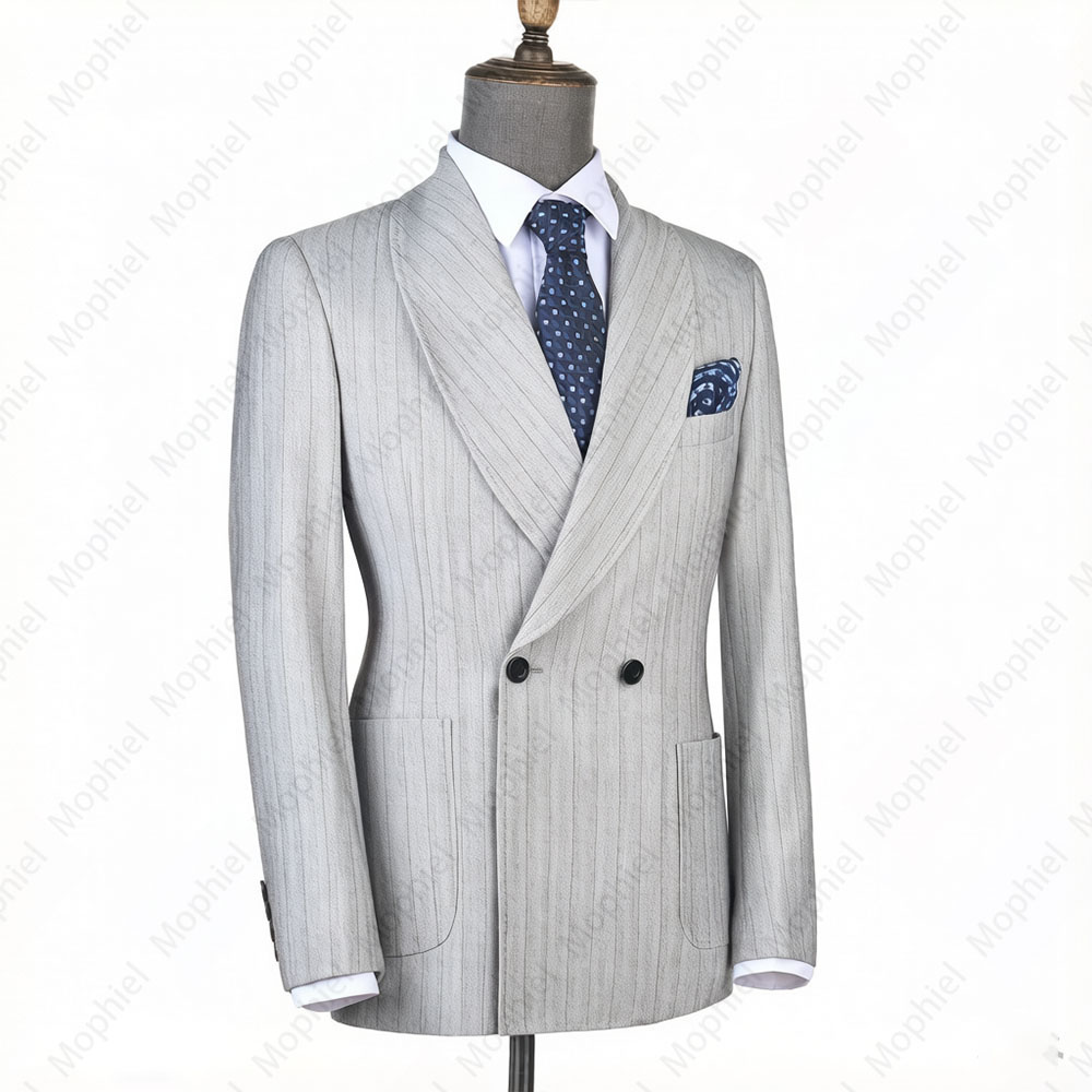 Мужской костюм Mophiel светло- – обзор и цена Men Formal Wear Wedding