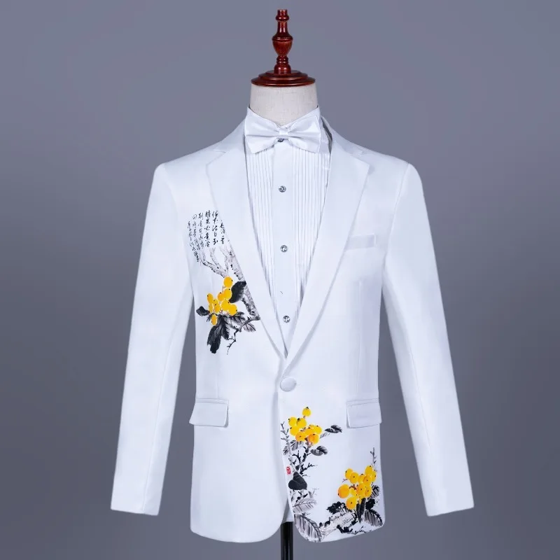 Мужской азиатский размер, белы – обзор и цена Asian Men Formal Wear