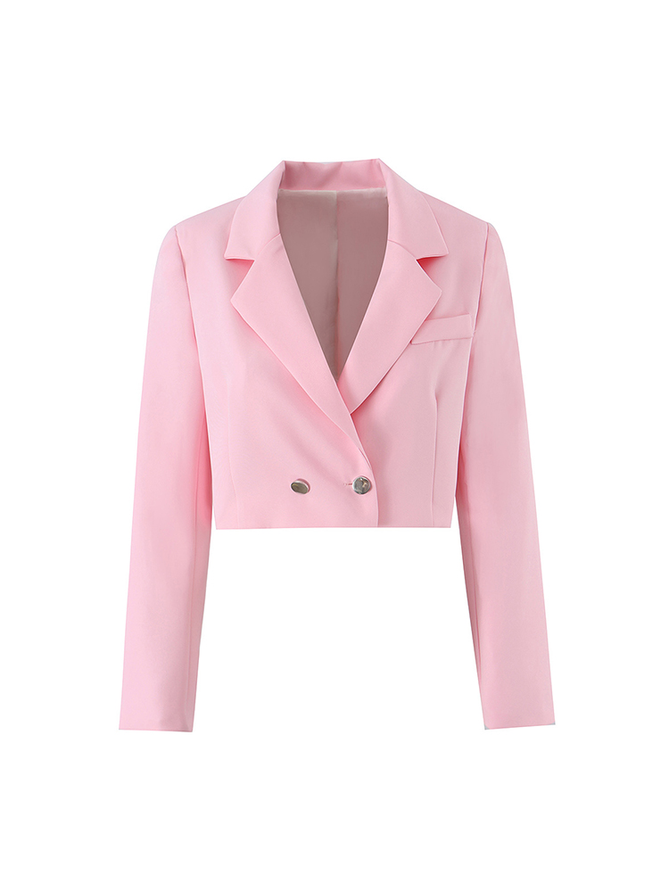 Элегантный женский костюм: роз – обзор и цена Double Breasted Blazer