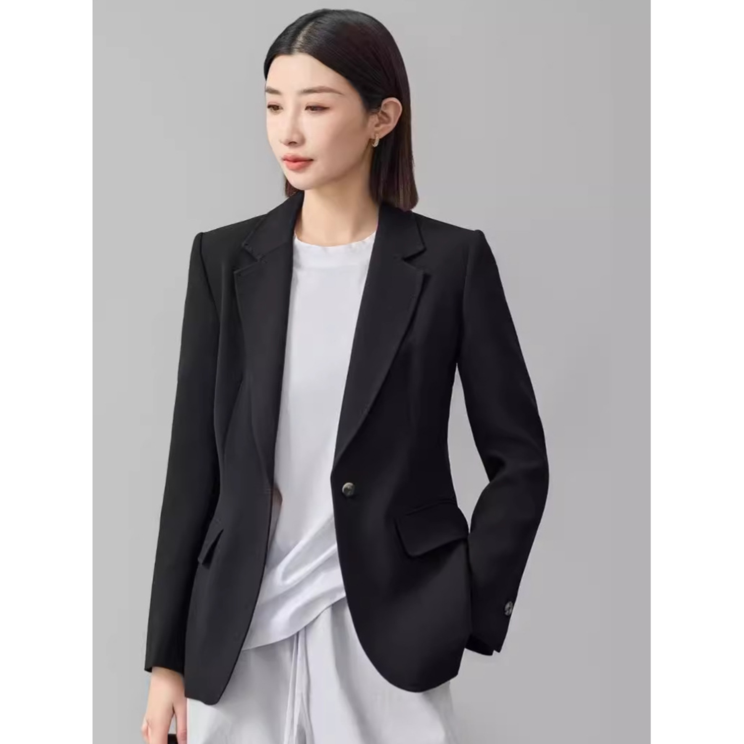 Женский деловой костюм Allinge – обзор и цена Double Breasted Blazer