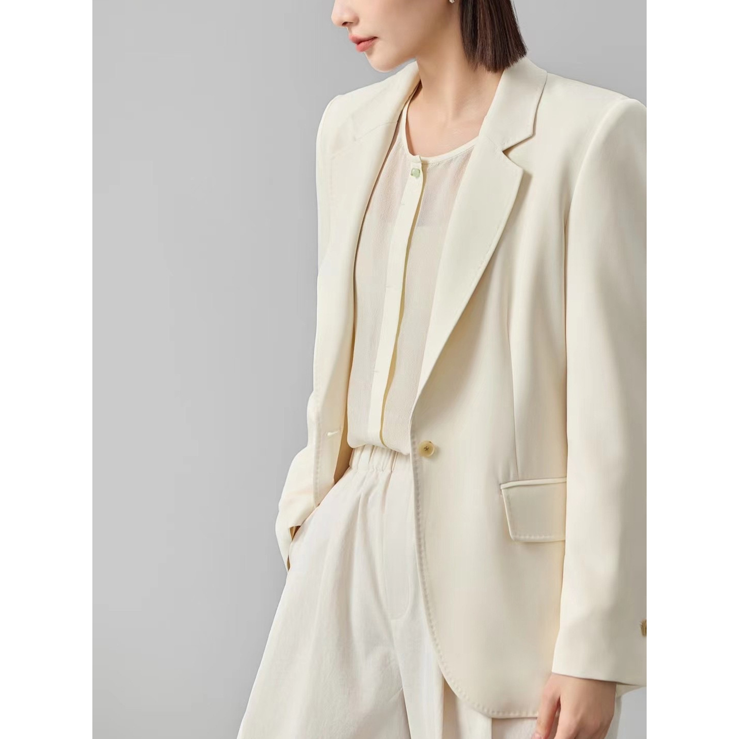 Женский деловой костюм Allinge – обзор и цена Double Breasted Blazer