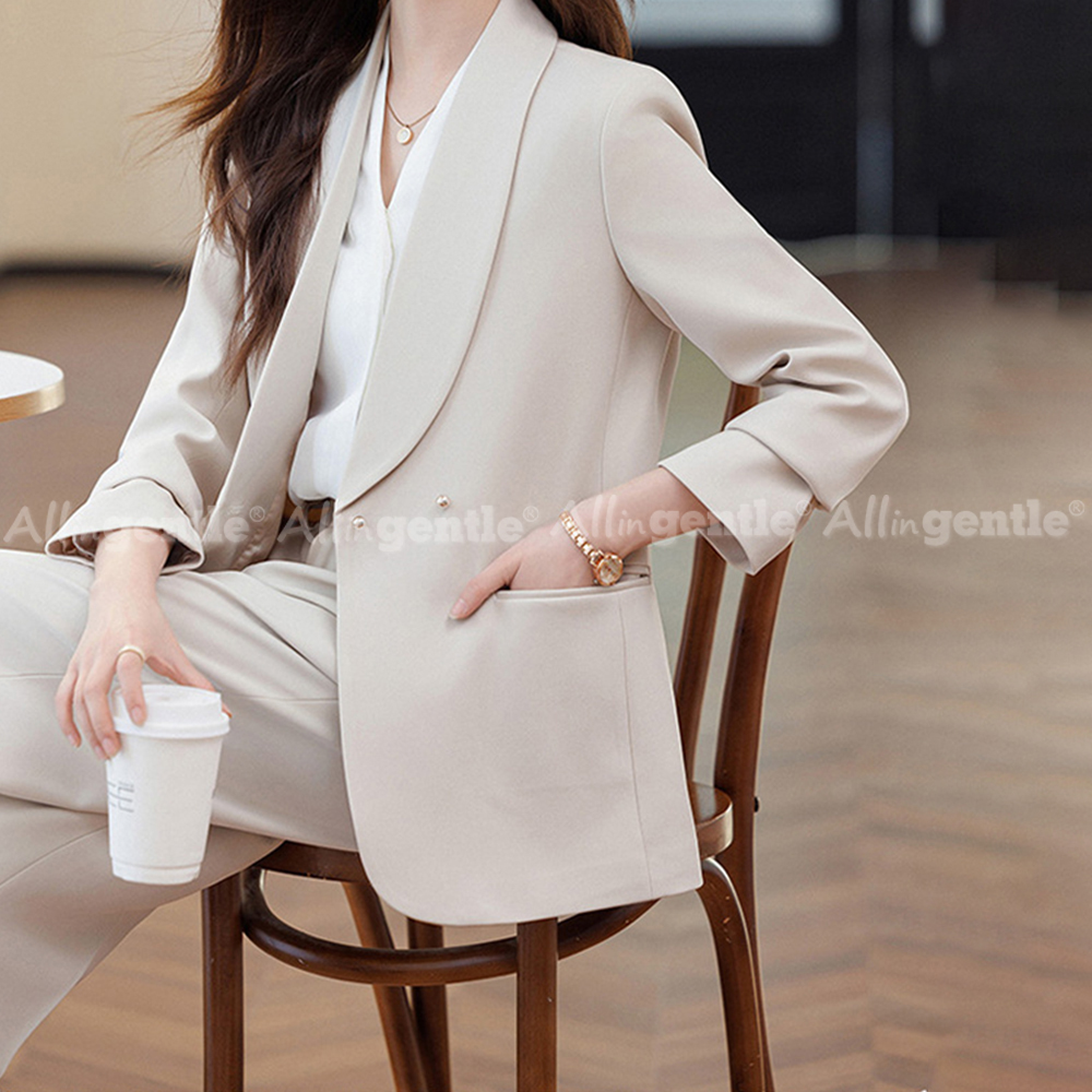 Женский офисный костюм, компле – обзор и цена Double Breasted Blazer