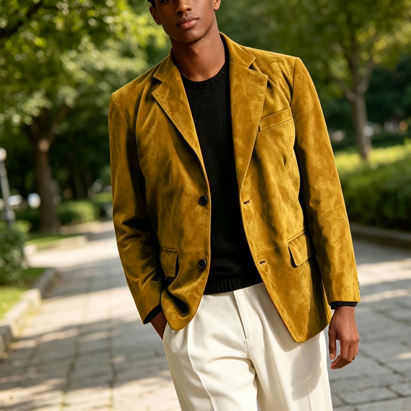 Ретро-пиджак для мужчин из иск – обзор и цена Formal Men Party Wear Jacket