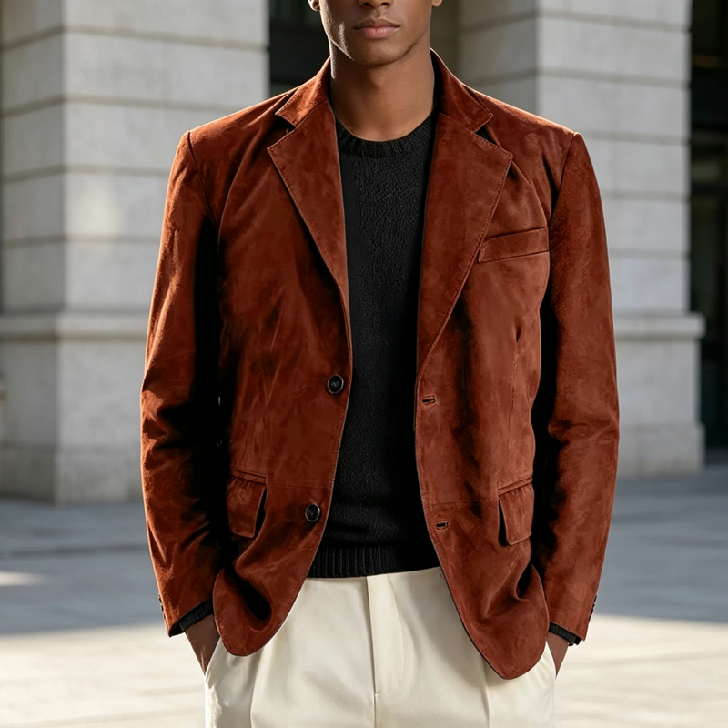 Ретро-пиджак для мужчин из иск – обзор и цена Formal Men Party Wear Jacket