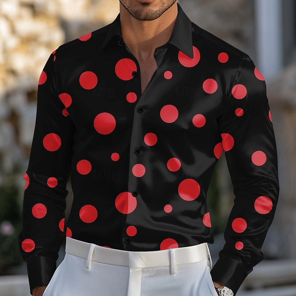 Мужская рубашка в горошек с ге – обзор и цена Men'S Holiday Formal Wear