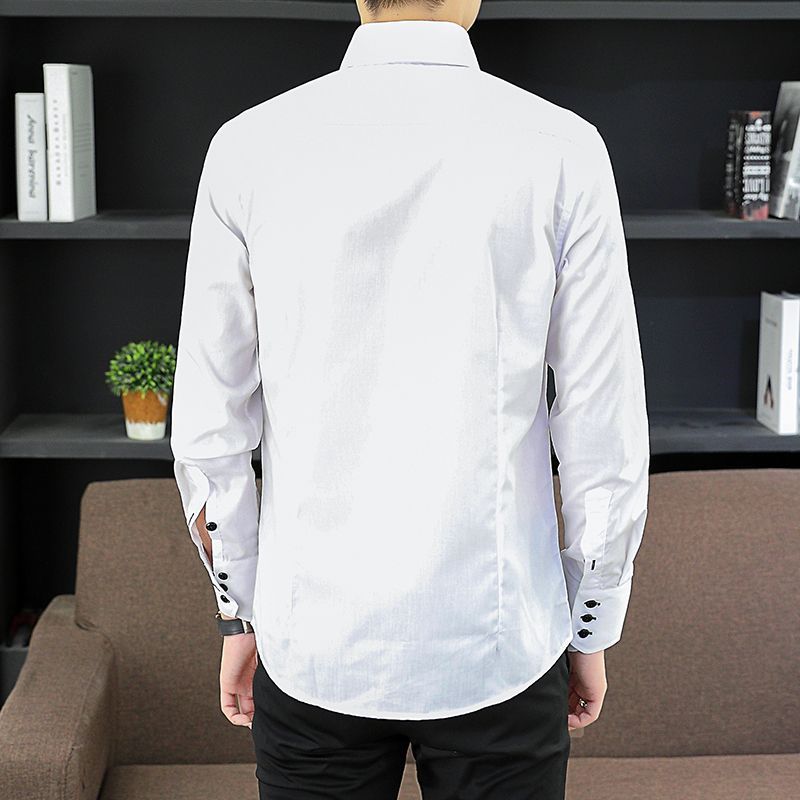 Весенне-осенняя мужская рубашк – обзор и цена Men Formal Wear Shirts