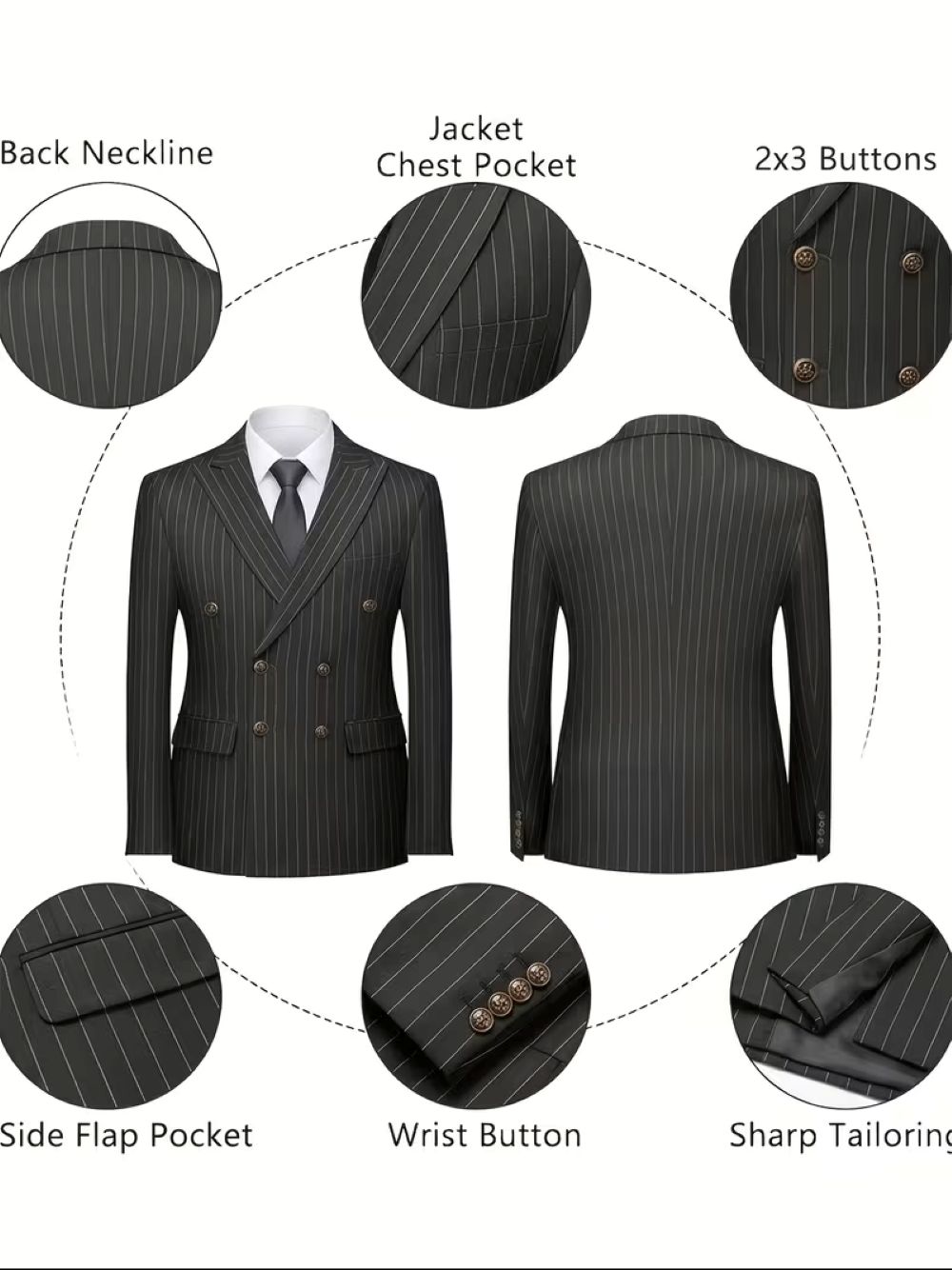   Мужской черный пиджак в тонк – обзор и цена Formal Men Party Wear Jacket