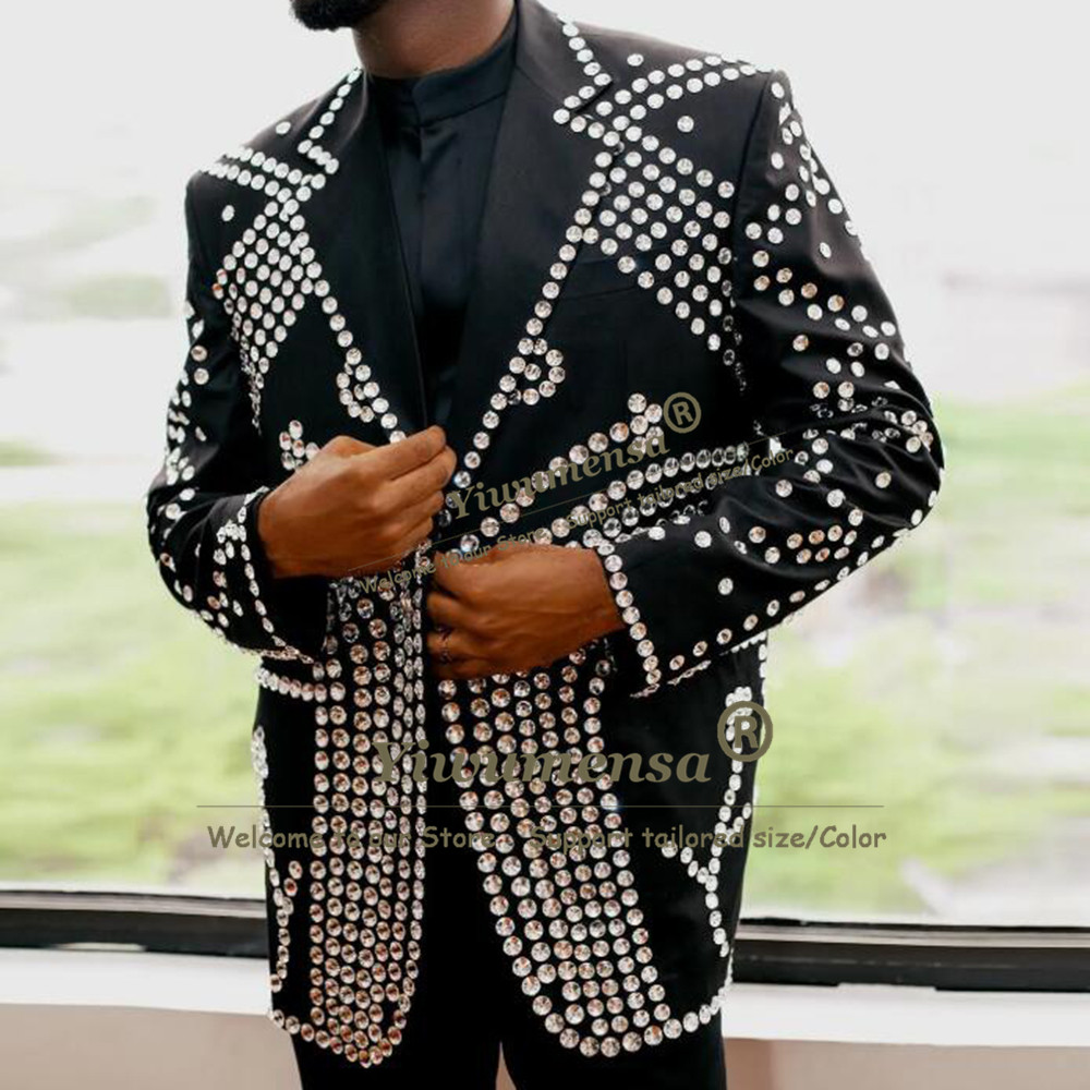 Костюм с тяжелой вышивкой бисе – обзор и цена Men Formal Wear Wedding